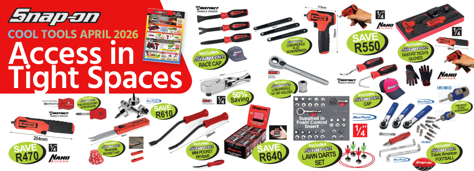 Snap-on Cool Tools April 2026 Access in Tight Spaces